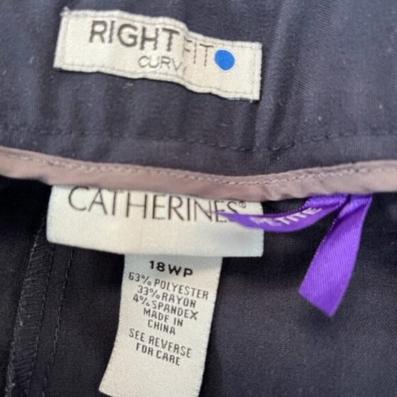 Catherine’s Right Fit Curvy Wide Leg Pant in Midnight Blue – Petite – Size 18 WP - Picture 5 of 6